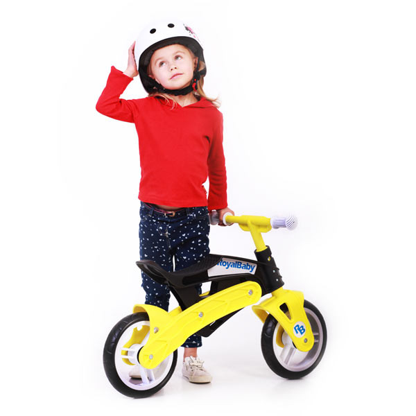 Беговел Real Baby, черно-желтый Київ - фото 7