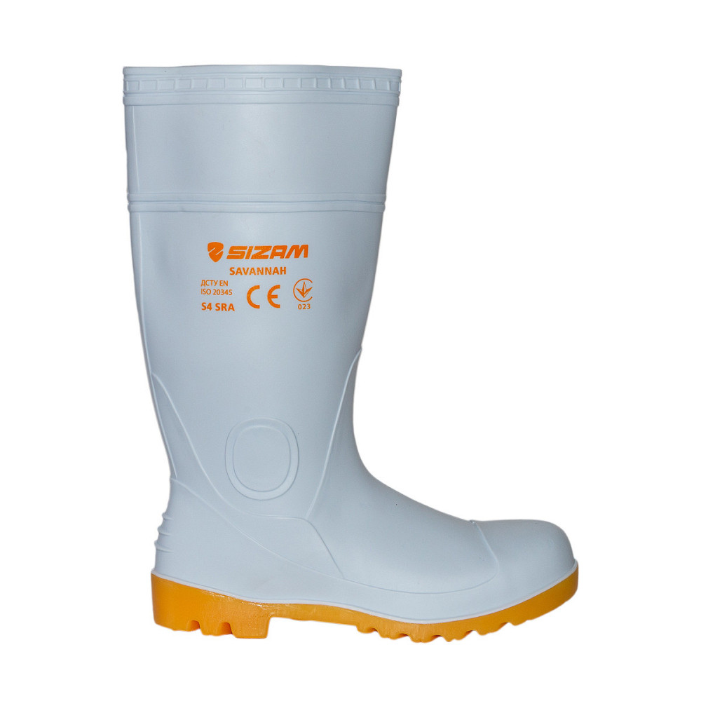 Сапоги резиновые рабочие защитные Sizam Baltimore White 45 Рівне - фото 4
