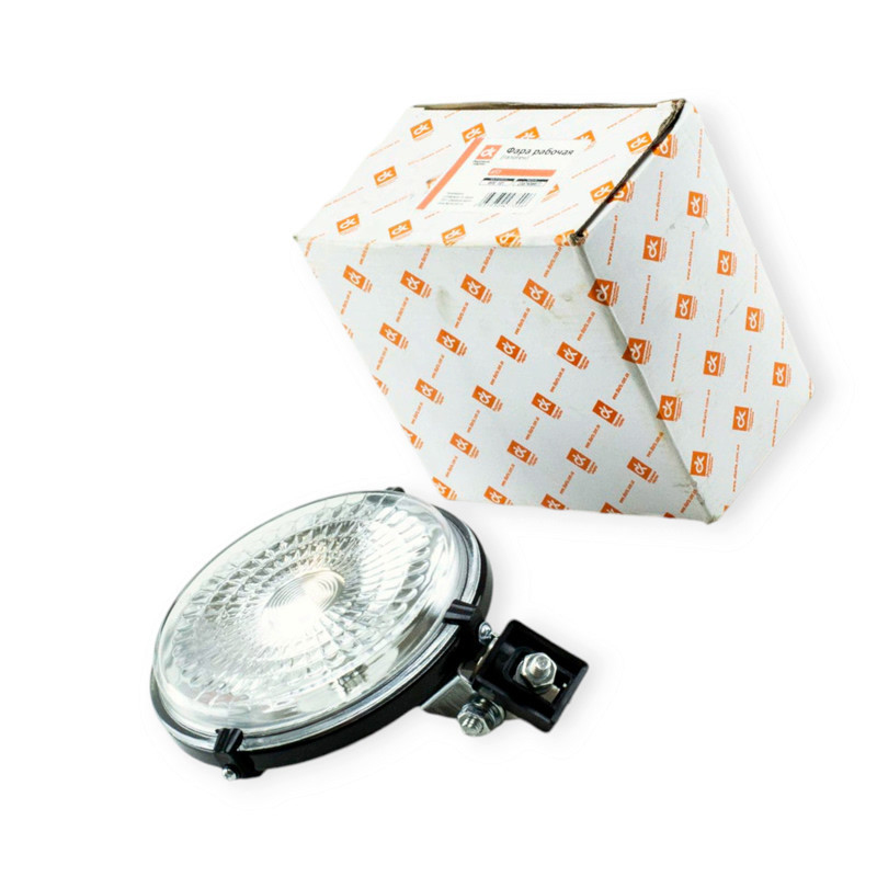 Фара круглая тракторная рабочая галогенная металлический корпус DK противотуманная Мукачево - изображение 1