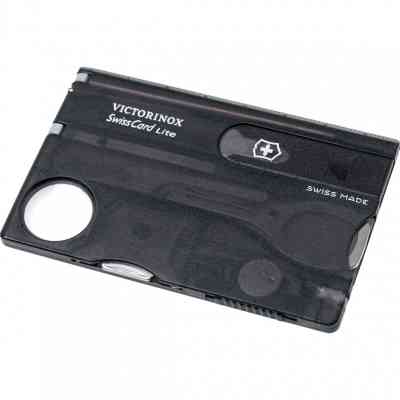 Мультитул Victorinox SwissCard Lite Transparent Black (0.7333.T3) Винница