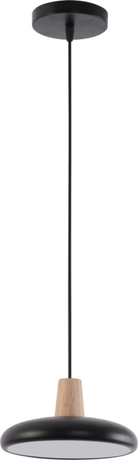 VALESO Підвісна люстра -1 чорний + дерево Київ - фото 4