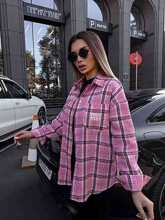 Жіноча сорочка в клітинку ( з накатом) Одеса