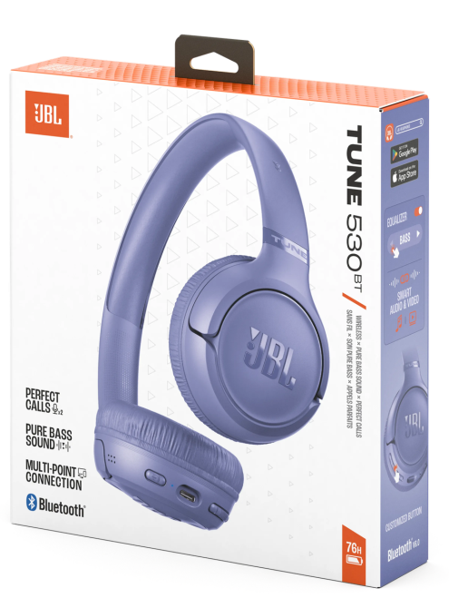 Гарнітура JBL TUNE 530BT Lavender (JBLT530BTLAVEU) (7225526) Київ - фото 10