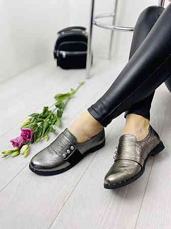 MILLI GOLD Туфлі жіночі MILLI GOLD 359-1705 срібні (весна-осінь, шкіра натуральна) (3308) Коломия