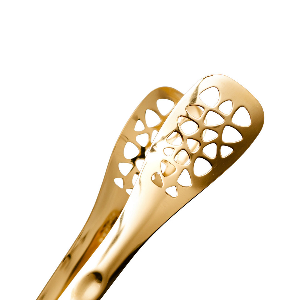 Щипцы кухонные металлические 25×5 (см) кулинарные щипцы для мяса, рыбы, гриля поварские щипцы Золотистый HP-8-64 Киев - изображение 2