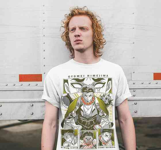 Футболка аниме Истребитель демонов оверсайз (S/M/L) Черний AnimeJ0902 Днепр