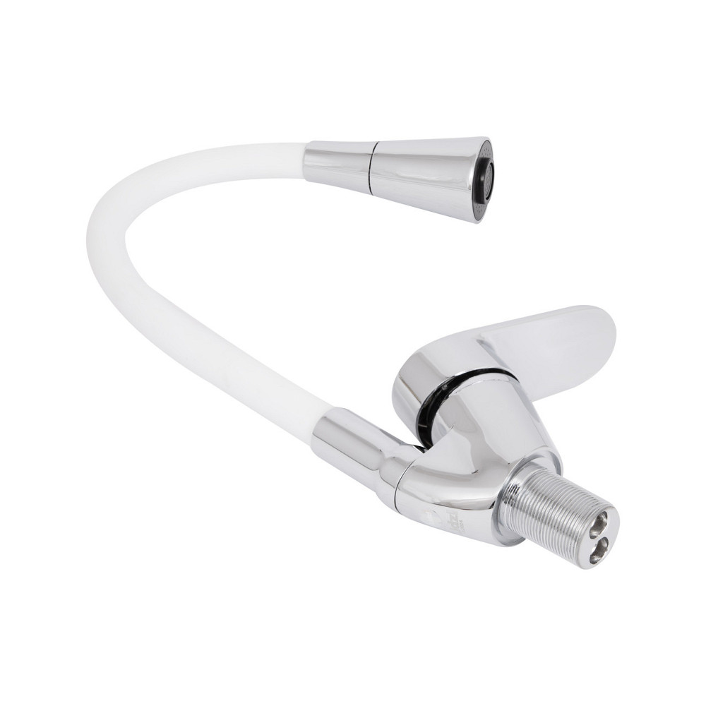 Змішувач для кухні Lidz Tani 008F3 з гнучким виливом (k40) LDTAN008F3WCR37037 Chrome/White Київ - фото 11