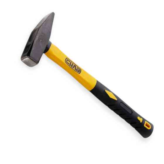 Молоток слюсарний 200 г фібергласова гумова ручка Сила Мукачево