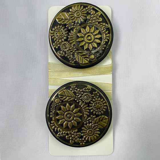 Магніти для штор і гардин Карпати набір 2 шт Венге з бронзовим (81-146) Київ