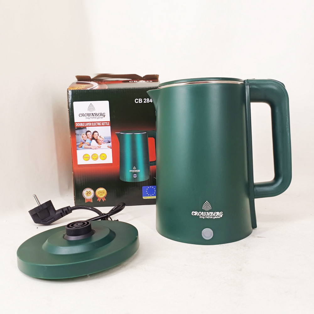 Электрочайник Crownberg CB-2845 дисковый 1.8л 1800Вт Green GZ-83 Львов - изображение 8