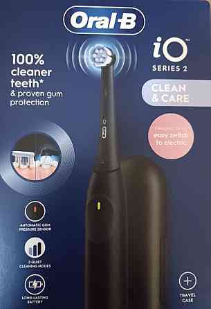 Электрическая зубная щетка Oral-B iO Series 2 Черная + кейс. Харьков