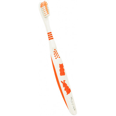 Дитяча зубна щітка Paro Swiss junior м'яка Помаранчева (7610458007426-orange) Вінниця - фото 1