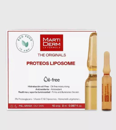 Мартідерм Ампули для обличчя Ліпосом Martiderm Liposomes Ampoules Moisturizing and Firming 10 ампул Дніпро - фото 1