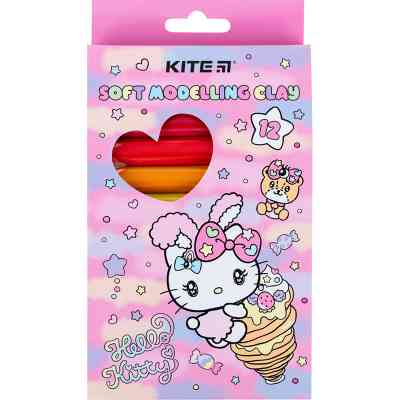 Пластилін Kite Hello Kitty восковий, 12 кольорів, 200 г (HK23-086) Вінниця