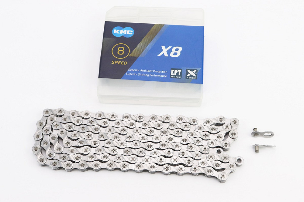 Ланцюг приводний 1/2х3/32х116L 6/7/8 швидкостей, сріблястий X8 EPT Киев - изображение 1