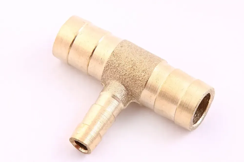 Зєднання під шланг тройник d12* 6*12м латунний Белебей Фортеж Вінниця - фото 1