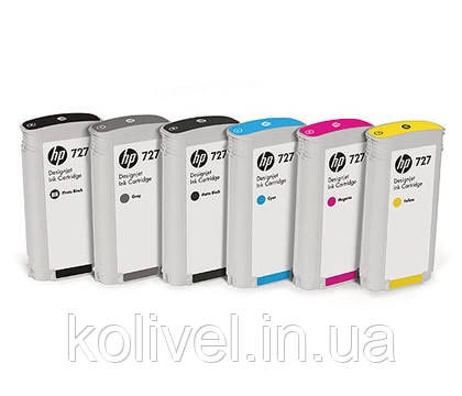 HP 727 DesignJet Cyan, 300 ml (F9J76A) Киев - изображение 1