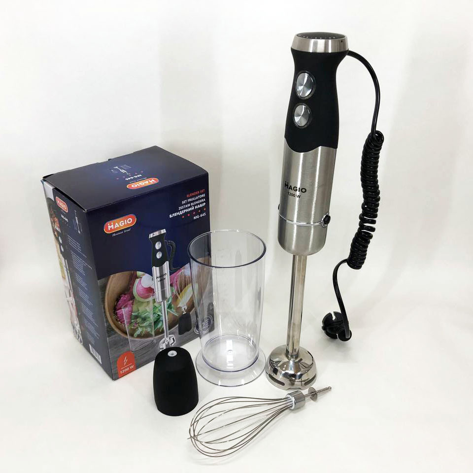 Блендер бытовой электрический Magio, Электрический блендер блендеры стационарные, Блендеры с насадками ZC-33 Львов - изображение 18