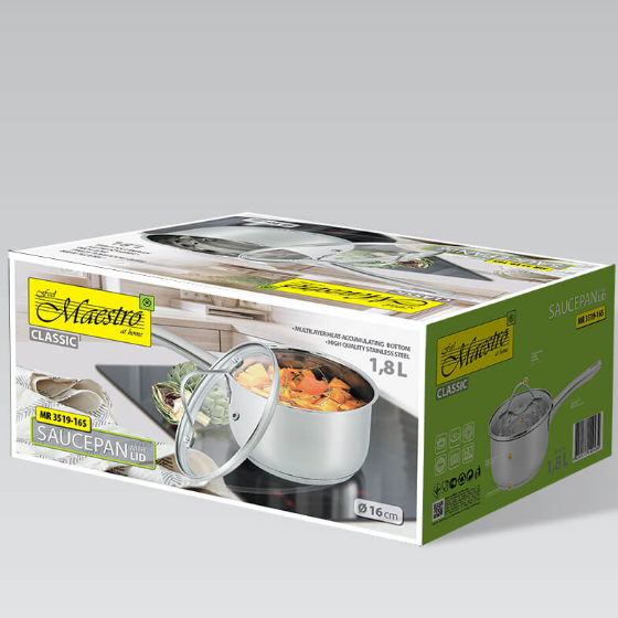 Ковш 1,8л d16см MR-3519-16S Maestro Житомир - изображение 3