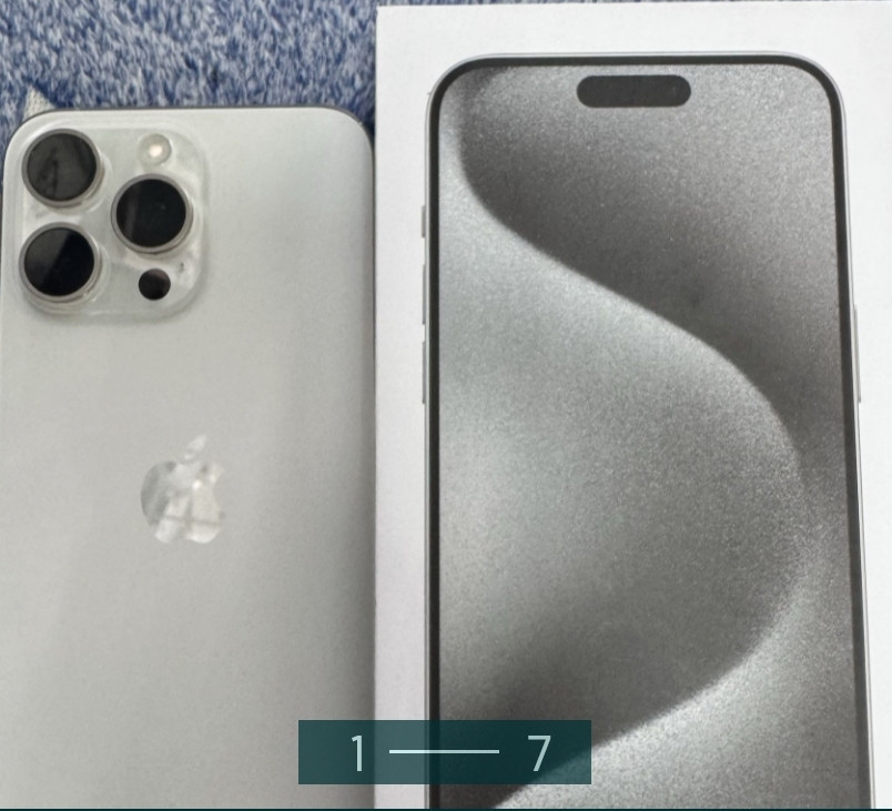 Айфон iPhone 15 Pro Max 256Gb. White Blue Titanium Киев - изображение 7