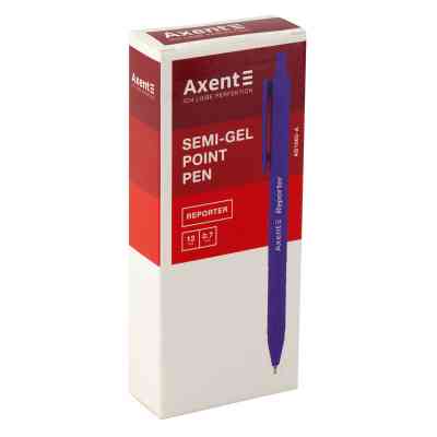 Ручка масляная Axent Reporter автоматическая Черная 0.7 мм (AB1065-01-A) Винница