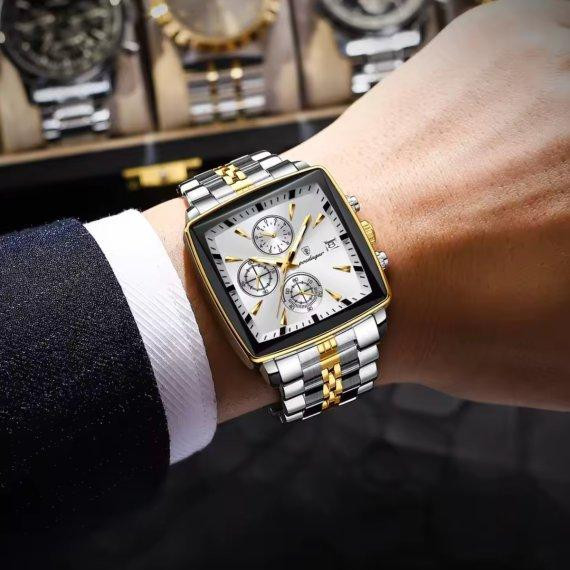 Чоловічий наручний годинник Poedagar Parus (Сріблястий) Вінниця - фото 5