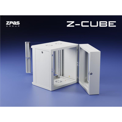 Шафа настінна Zpas 15U 19" 600x600 Z-CUBE (W-ZCUBE6060-15S-011) Вінниця - фото 2