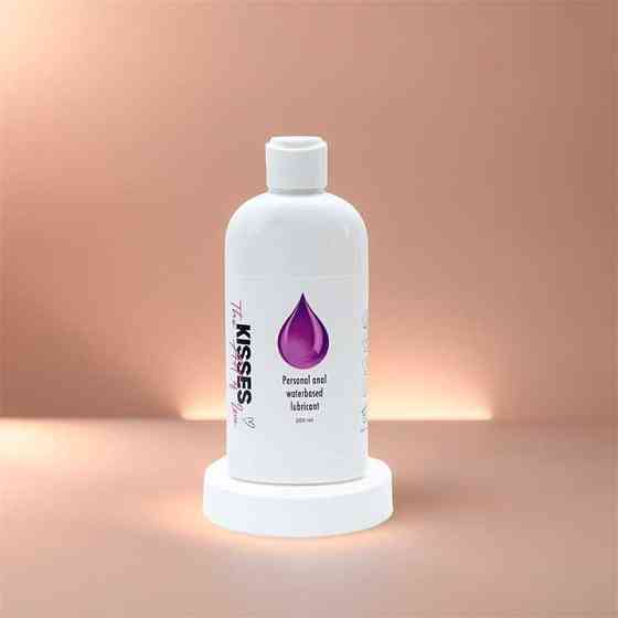 Анальний лубрикант на водній основі Kisses 200 мл. – Інтимне мастило Вінниця
