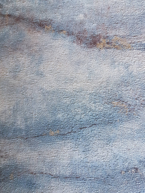 Обои виниловые на флизелине Rasch Riva 1.06х10 абстракция волны срез камня голубые бирюзовые золотистые 972245 Киев - изображение 3