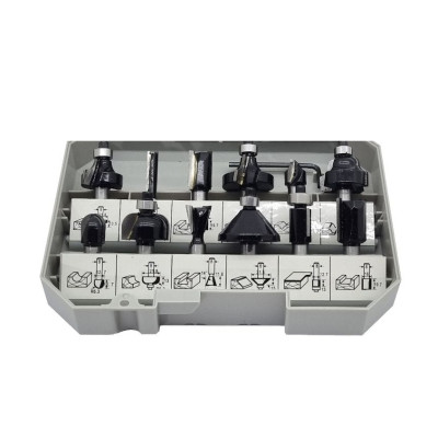 Фреза HAISSER набір по дереву, 12 шт. (120863) Вінниця - фото 1