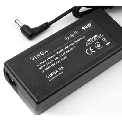 Блок питания к ноутбуку Vinga ASUS 90W 19V 4.74A 5.5*2.5 (VPA-1947-AS5525-101) Винница