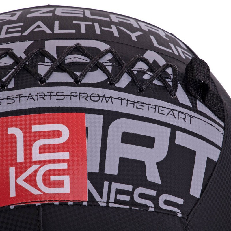 М'яч 12 кг набивний для кросфіту волбол Zelart-2637-12 Київ - фото 5