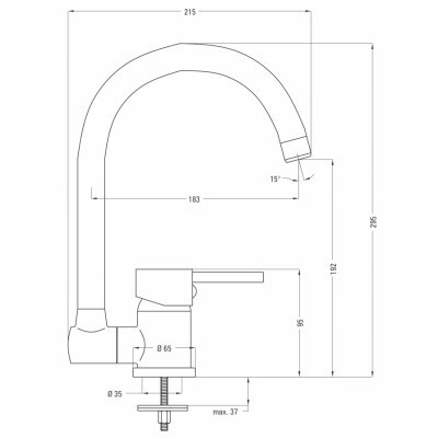 Змішувач Deante Aster (BCA_061M) Вінниця - фото 9