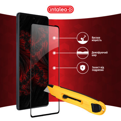 Стекло защитное Intaleo Full Glue MOTO EDGE 30 Pro 5G (1283126528576) Винница - изображение 5
