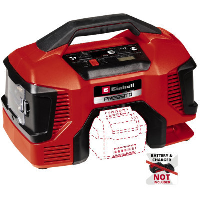 Автомобільний компресор Einhell PRESSITO 18/21, 18В, PXC (без АКБ і ЗП) (4020467) Вінниця - фото 8