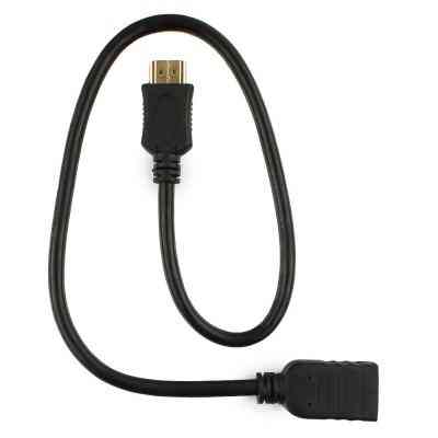 Кабель мультимедійний HDMI M to HDMI F 0.5m Cablexpert (CC-HDMI4X-0.5M) Вінниця