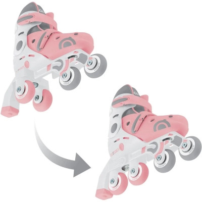 Роликовые коньки Globber 2в1 пастельно-рожеві р.30-33, до 60кг, 5+ (783-210) Винница - изображение 10
