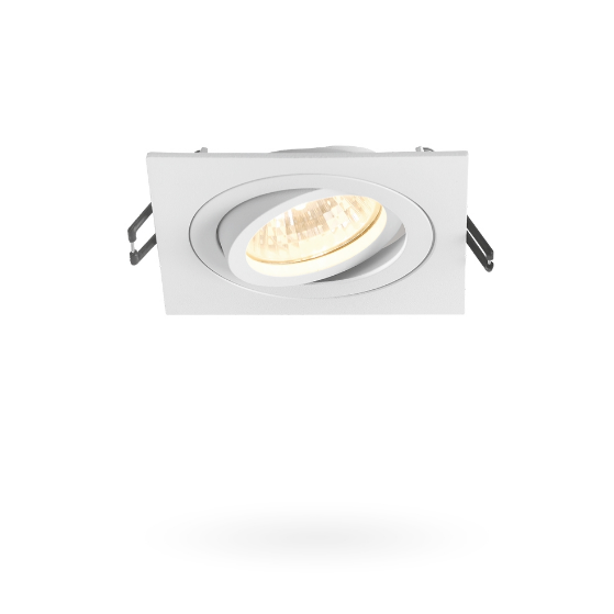 LED Світильник врізний під лампу GU10 30W квадратний білий VL-SPF08S-W Videx Житомир - фото 2