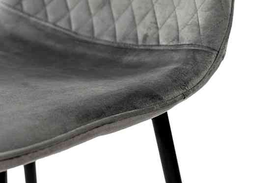 Стілець Марс чорний/велюр сірий Київ