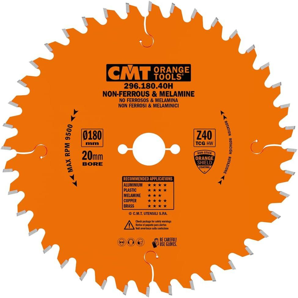 Пильний диск по алюмінію CMT 180x20x40Т K2.8/1.8 -6° Neg (296.180.40H) Одесса - изображение 1
