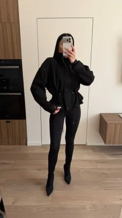 Женская замшевая куртка с талией Одесса