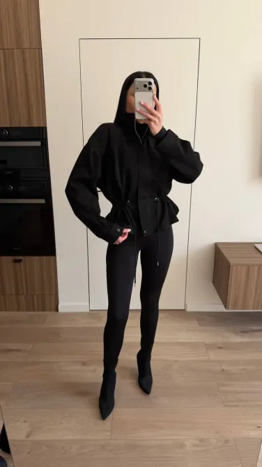 Женская замшевая куртка с талией Одесса - изображение 5