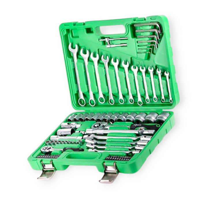 Набір інструментів 1/2",1/4" 77 шт з бітами, ключами Мукачево - фото 1