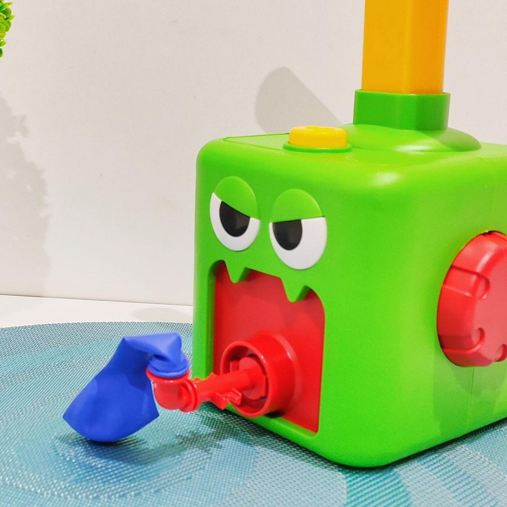 Установка з повітряними кульками Монстрік 2 машинки пакетик з кульками механічний принцип Зелена (KB 133) Чернігів - фото 4