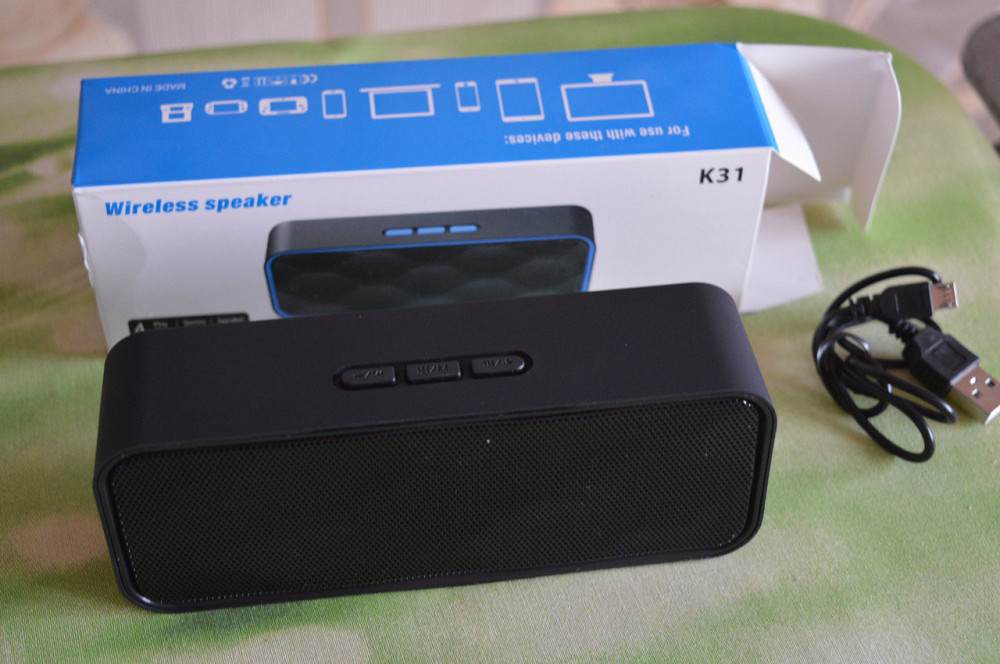 Портативная акустическая система SPS K31+BTс поддержкой Bluetooth Полтава - изображение 1