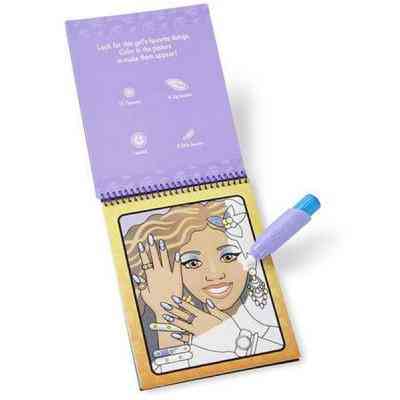 Набор для творчества Melissa&Doug Волшебная водная раскраска Макияж и маникюр (MD19416) Винница