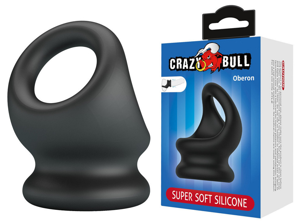 Ерекційне кільце Crazy Bull - Oberon Silicone Cock Ring, BI-210240 Sex Aura Київ - фото 1