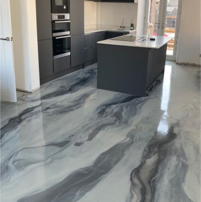 Епоксидна підлога MG "EPOXY ART" графіт 4.5 кг Киев - изображение 4