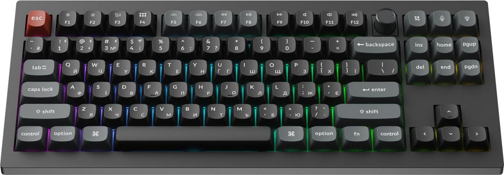 Клавіатура бездротова Keychron V3 Ultra Keychron Red Switch Black RGB (V3U-D1-UA) ( 25310 ) Харьков - изображение 2