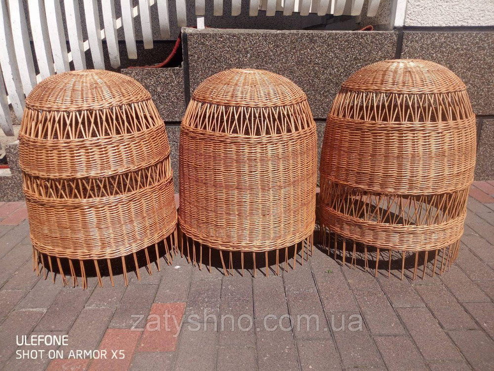 Люстра из лозы плетеная под размер Киев - изображение 2